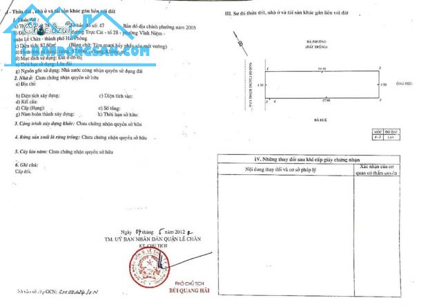 Nhà Trực Cát - Lê Chân, 88m 4 tầng, mới tinh, ngõ ô.tô, sân cổng riêng GIÁ 5.9 tỉ - 3