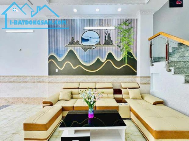NHÀ MỚI ĐẸP LUNG LINH VÀO Ở NGAY, HXH, NGAY CHỢ THẠCH ĐÀ, 54M2, 3 TẦNG 4 PN, SỔ VUÔNG, - 3