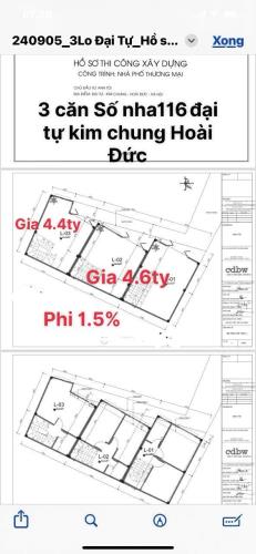 Bán 3 căn liền kề tại Đại Tự -Kim Chung- không đâu nhà đẹp mà lại rẻ như ở đây