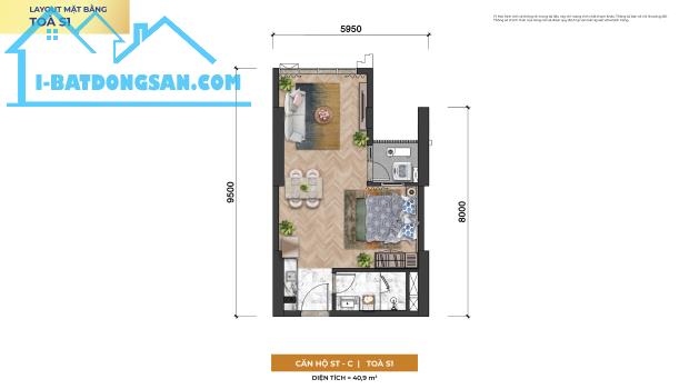 Sun Symphony DT: 40.9M2 căn Studio full giá 3.369 tỷ chưa chiết khấu - 4