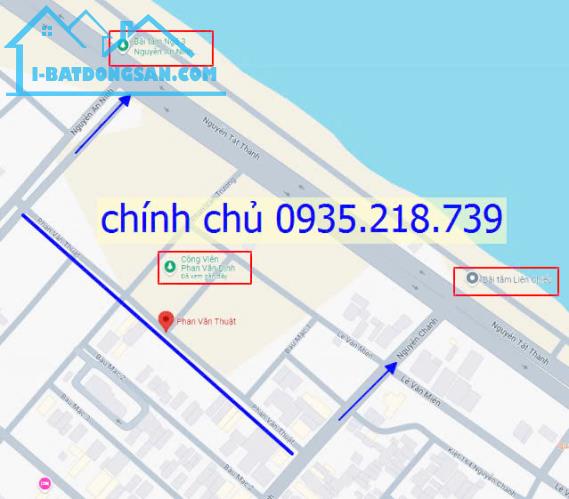 Bán đất đường 7.5m Phan Văn Thuật sát Nguyễn Tất Thành - Sát biển