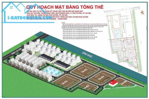 Bán đất đấu giá huyện Phú Xuyên, Hà Nội giá cho nhà đầu tư.