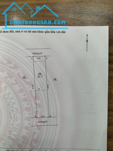 BÁN ĐẤT P.LÔ QUÂN ĐỘI - LIÊN NINH - THANH TRÌ 67M 2MẶT NGÕ ÔTÔ TRÁNH BÁN RẺ 6.8 TỶ - 3