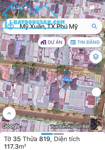 CHÍNH CHỦ Cần Bán Gấp Đất Tại Phường Mỹ Xuân, TX Phú Mỹ, Bà Rịa Vũng Tàu - 2