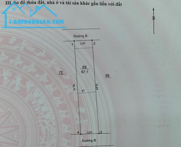 Bán nhà cấp 4 khu phân lô 708 Liên Ninh, 67m2, ngõ ô tô tránh, 2 mặt  ngõ, nhỉnh 6tỷ - 2