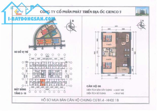 Chính chủ cần bán căn hộ 2 ngủ, full nội thất, view thoáng đẹp tại KĐT Thanh Hà Cienco 5