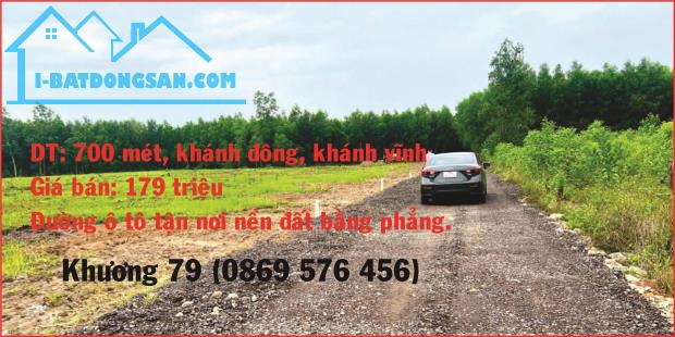 CHỈ 179 TRIỆU CÓ NGAY MẢNH VƯỜN VỚI DIỆN TÍCH 700 MÉT TẠI KHÁNH HOÀ