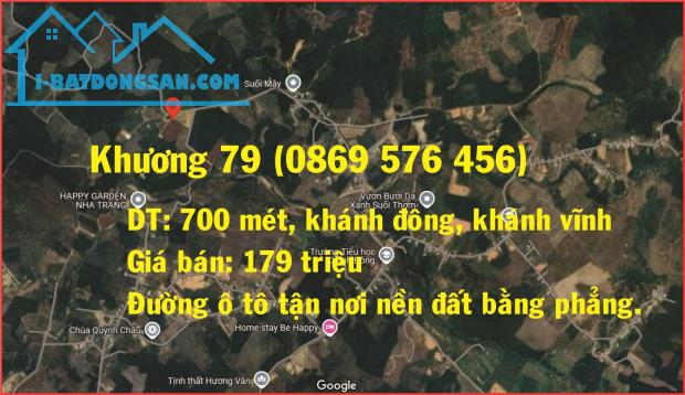 CHỈ 179TRIỆU CÓ NGAY LÔ ĐẤT VƯỜN TẠI KHÁNH HOÀ - 2