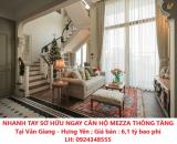 NHANH TAY SỞ HỮU NGAY CĂN HỘ MEZZA THÔNG TẦNG Tại Văn Giang - Hưng Yên