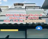 NHÀ BÀ HOM - GIÁ HẠT RẺ - CÒN MỚI ĐẸP - HẺM 5M NHỰA THÔNG.  - giá: 1 tỷ 8.