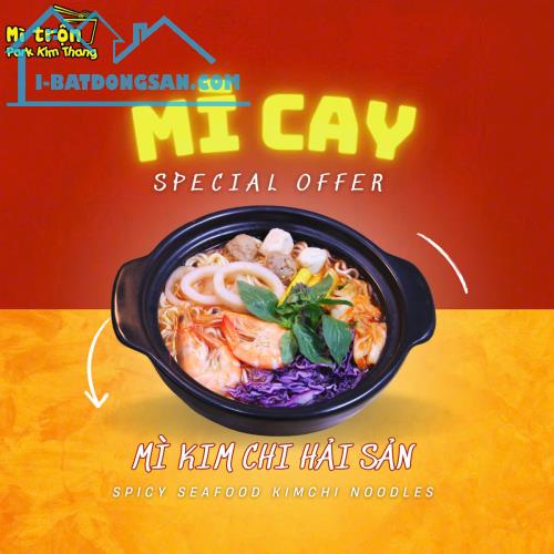 Mở quán Mì Cay - Mì trộn - Trà Sữa Nhượng quyền thương hiệu Park Kim Thang, 0938909092