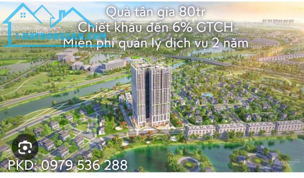 Bán căn góc 3 phòng ngủ view sông, giá chỉ từ 4,8 tỷ