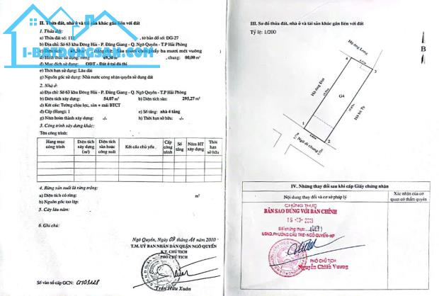 Nhà mặt ngõ 132 An Đà - 70m 4 tầng độc lập dân xây, ô.tô đỗ cửa - Giá 4.8 tỉ - 4