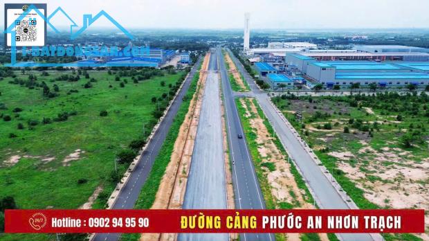 Chủ cần bán gấp nền đất  thổ cư DT 127m2 mặt sau đường Cảng Phước An Nhơn Trạch - 2