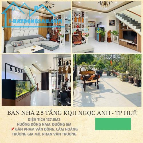 Bán nhà 2.5 tầng  KQH Ngọc Anh, Phú Thượng, Thuận Hoá, TP Huế ✅