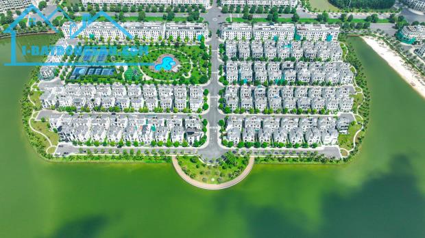 Bán song lập 183,6m2 khe view hồ đảo nhỏ dãy Ngọc Trai 2, Vinhomes Ocean park Gia Lâm - 2