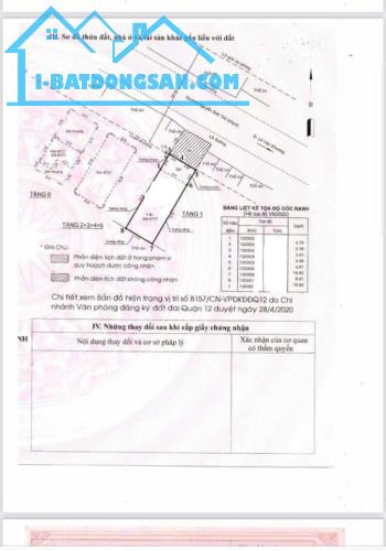 6 Tầng 198m2 có 29 tỷ Nguyễn Ảnh Thủ Quận 12 TP. Hồ Chí Minh