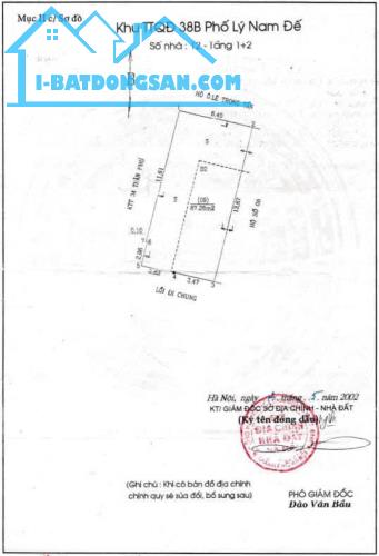 Bán nhà riêng 34 tỷ, diện tích 87.28 m2 tại ngõ 38B, Lý Nam Đế, Cửa Đông, Hoàn Kiếm, Hà - 3