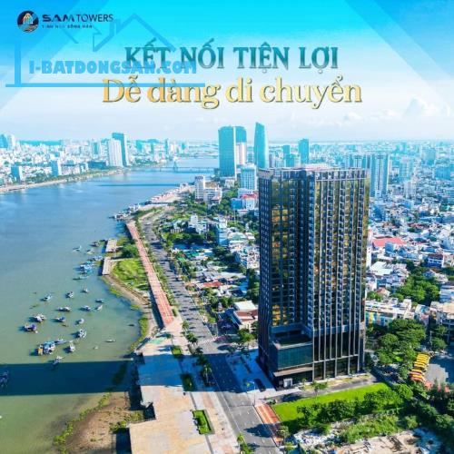 Căn 1PN 50M2 Full giá 3.65 Tỷ Sam Towers trực diện sông Hàn Đà Nẵng