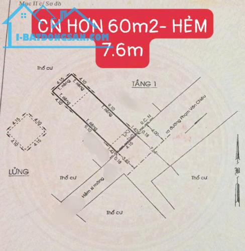 ĐỊNH CƯ BÁN GẤP NHÀ HẺM 8M, PHẠM VĂN CHIÊU - QUANG TRUNG, 4,2X16 - NHỈNH 5 TỶ TL - 1