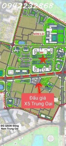 Bán đất đấu giá điểm X5 Trung Oai Tiên Dương Đông Anh Hà Nội Kinh doanh tốt - 1