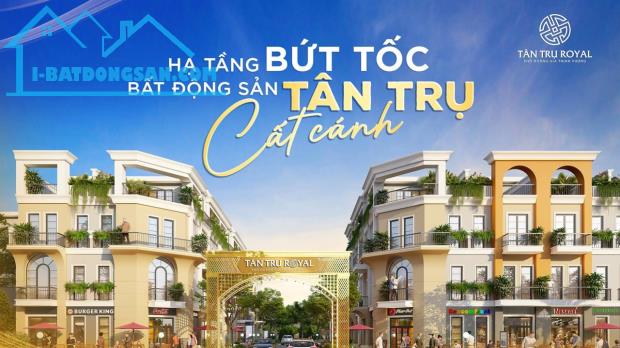 Sở hữu shophouse 1 trệt 3 lầu, 2 mặt tiền, giá chỉ 2,6 tỷ, SHR.