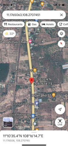 Bán lô đất ba mặt tiền Quốc Lộ 1A, x.Bình Tân, Bắc Bình, Bình Thuận - 3