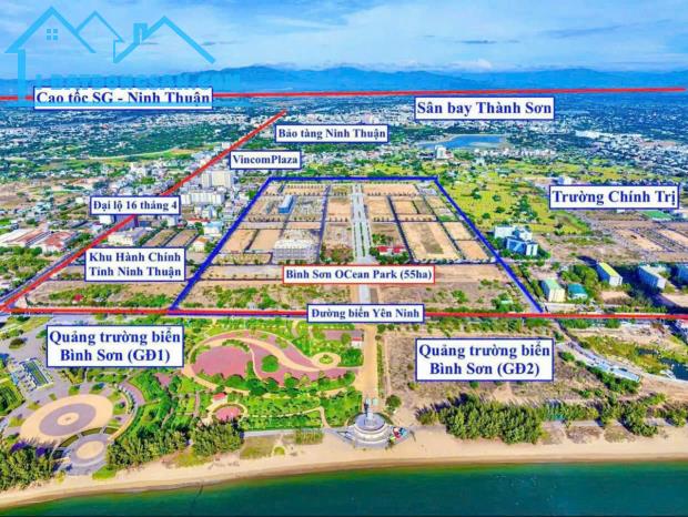 SIÊU HÓT CĂN NHÀ PHỐ 4 TẦNG MẶT BIỂN NGAY BÌNH SƠN OCEAN PARK K2 - 1