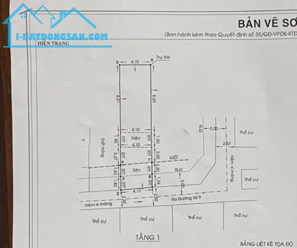 Bán nhà c4 đường số 9, P.16, Gò Vấp: 4 x 16, giá 4,4 tỷ.