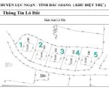 CẦN BÁN 5 LÔ ĐẤT BIỆT THỰ ĐẸP TIỀN NĂNG TẠI xã KIÊN THÀNH-LỤC NGẠN-BẮC GIANG