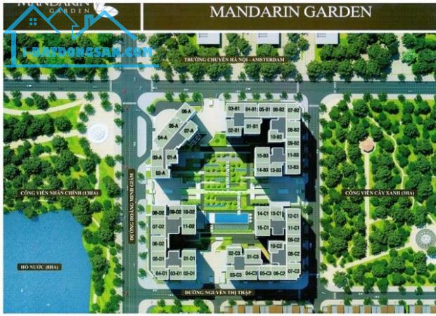 Chung cư cao cấp Mandarin Garden Hoàng Minh Giám 168m2 tầng trung 4PN, giá hơn 17 tỷ - 2