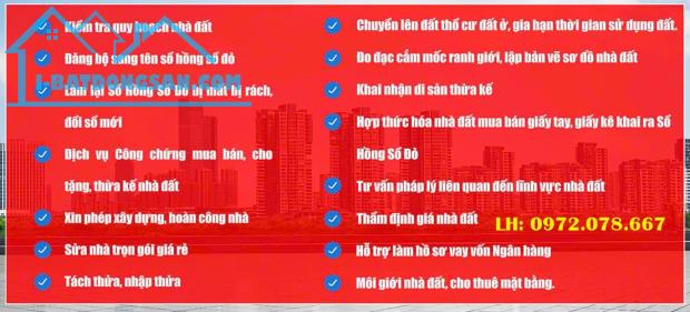 Dịch Vụ Chuyển Mục Đích SDĐ tại Hà Nội SĐT: 0972 078 667 - 1