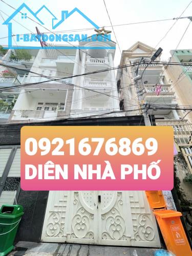 🏡🏡🏡 NHÀ 4 TẦNG HẺM XE HƠI TRÁNH ĐƯỜNG QUANG TRUNG. P 8 ..GV  + DT 75M ...4.1X 18 .💸💸