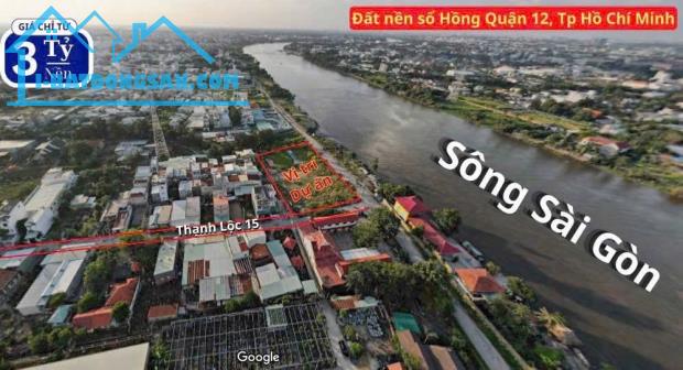 Đất nền thạch lộc 15 Quận 12 mặt tiền Sông View Sông - 2