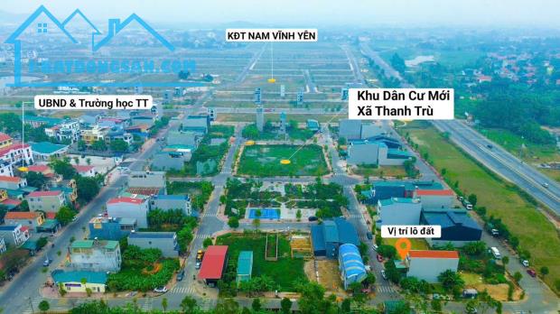 Bán đất phân lô giãn dân Thanh Trù, Vĩnh Yên, Vĩnh Phúc