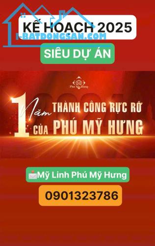 NĂM 2025 PHÚ MỸ HƯNG TRIỂN KHAI HÀNG LOẠT DỰ ÁN ĐẦY TIỀM NĂNG. PKD 0901323786