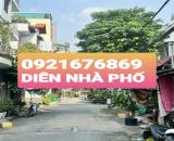 BÁN NHÀ 3 TẦNG HẺM XE TẢI THÔNG. ĐƯỜNG VĂN CHUNG. PHƯỜNG 13 .TB + DT 120M ...4.8 X 25 ...