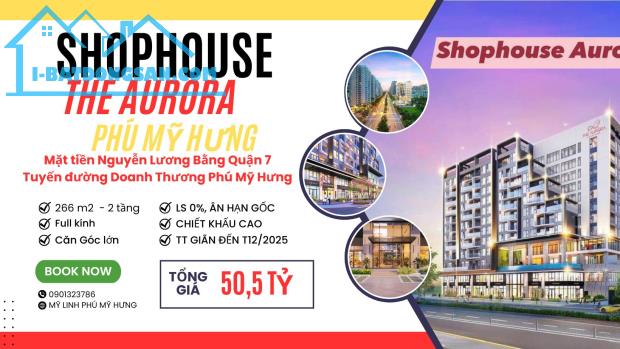 Shophouse Mặt Tiền Nguyễn Lương Bằng – Thiết Kế Full Kính Sang Trọng, Lãi Suất 0% Đến - 1