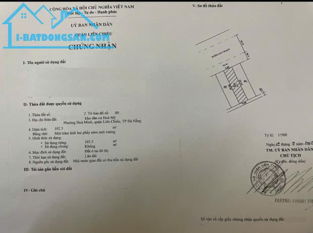 Bán lô đôi Mặt Tiền Đường 10,5m Thích Quảng Đức, Gần Tôn Đức Thắng - Giá RẺ 2024