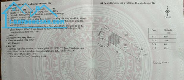 Cần vốn bán gấp lô đất đường xe hơi xã Phú Hội, H.Đức Trọng, Lâm Đồng - 1