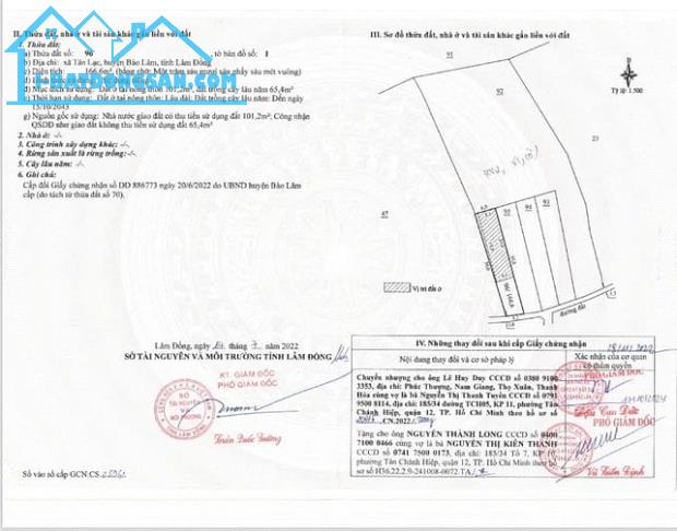 Chính chủ bán đất thổ cư 650tr/ lô MT đường nhựa Âu Cơ, TP Bảo Lộc, vị trí đắc địa đầu tư - 2