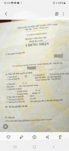 CC GỬI BÁN 75M2 ODT TẠI TÂN BÌNH XUÂN MAI ĐƯỜNG RỘNG 10M GIẢ NHỈNH 2 TỶ - 1