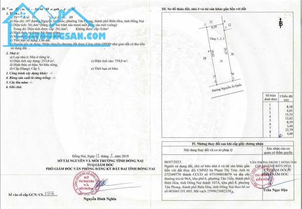 18m 2 mặt tiền Nguyễn Ái Quốc nhà 3 lầu 2 mặt tiền ngay ngã 4 Tân Phong đối diện Bệnh - 3