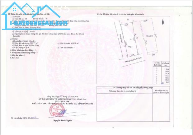 18m 2 mặt tiền Nguyễn Ái Quốc nhà 3 lầu 2 mặt tiền ngay ngã 4 Tân Phong đối diện Bệnh - 4