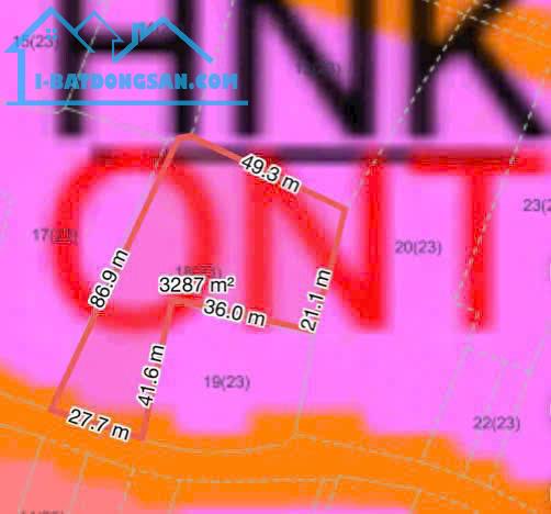 3266m2 đất thổ mặt tiền đường nhựa xã Hòa Phú, Củ Chi giá 15 tỷ - 1