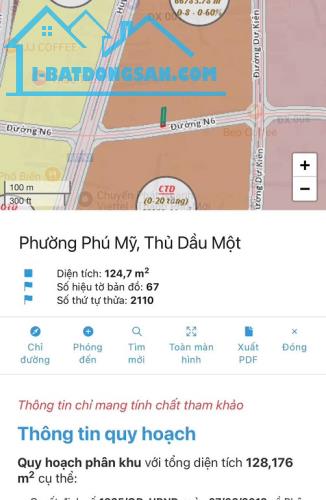 Chính chủ cần bán lô đất đẹp phường Phú Mỹ, tp Thủ Dầu Một, tỉnh Bình Dương - 2