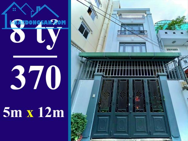 BÁN NHÀ HẺM NGUYỄN THỊ THẬP QUẬN 7. DT: 5 X 12M, 2 LẦU, SÂN THƯỢNG