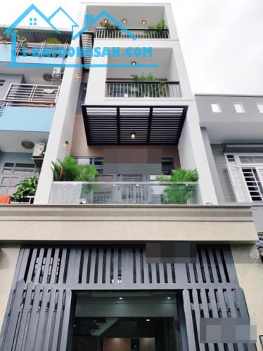 Hẻm Nhựa 5m - Bán nhà mới 4 Tầng đường Nguyễn Hồng Đào. DT:4.5x17m [nở hậu]. Giá 10.5 tỷ - 1