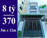 BÁN NHÀ HẺM NGUYỄN THỊ THẬP, QUẬN 7. DT: 5 X 12M, 2 LẦU ST. GIÁ 8 TỶ 370