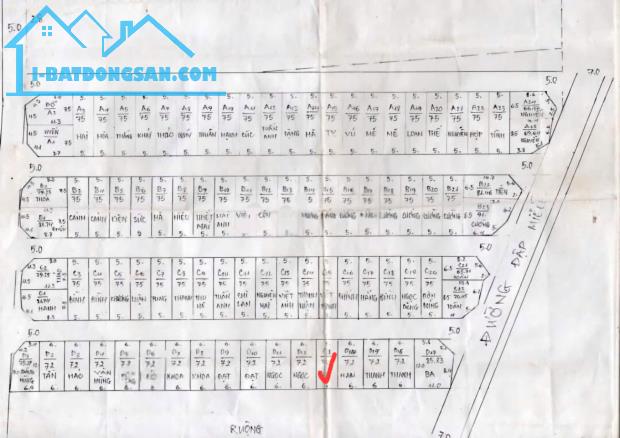 72m2 phân lô 8 chợ cá vuông vắn chỉ 100m ra đường HCM. - 1